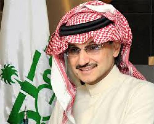 الوليد بن طلال الأمير السعودي الذي أعلن التبرع بثروته للعمل الخيري (وكالات)