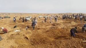صورة من أماكن التنقيب في تازيازت