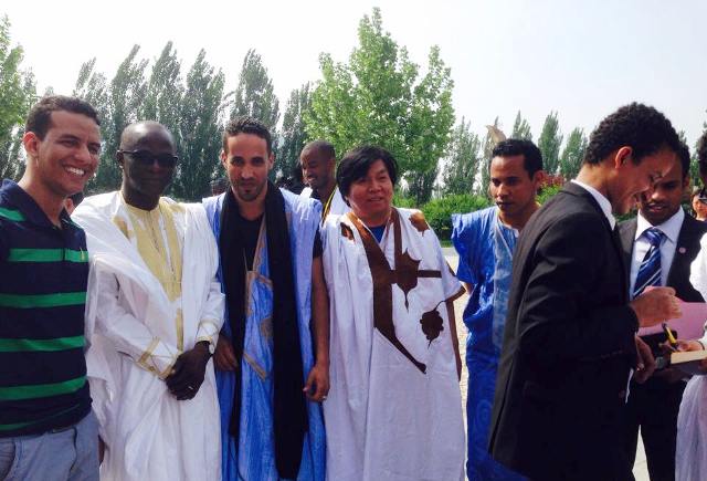 جانب من أحد الأنشطة الثقافية التي نظمها الطلبة الموريتانيون في الصين (السراج)