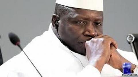 الرئيس الغامبي يحي جامي 