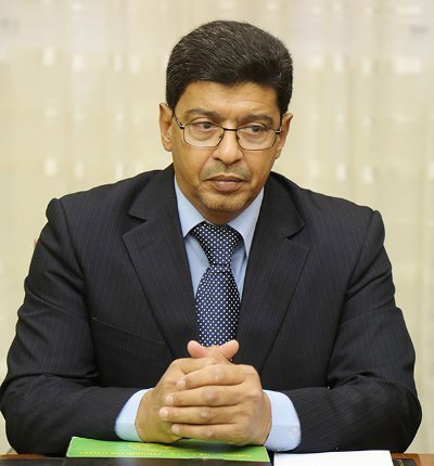 سيدي محمد ولد محم: الناطق الرسمي باسم الحكومة الموريتانية.