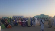 أمام منزل الشيخ الرضي وفي حضور الشرطة