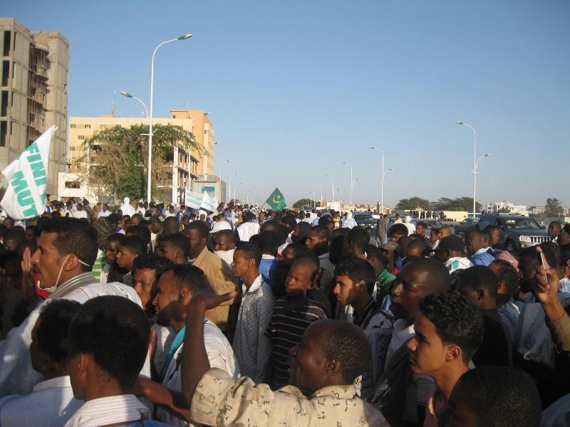 جانب من المظاهرة 