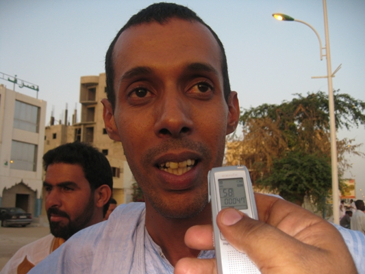 عبد الله ولد بي خلال حديثه للسراج 