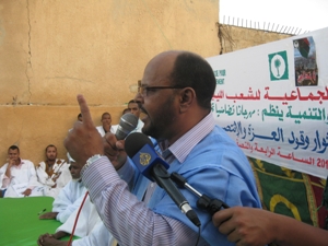 محمد جميل خلال مداخلته في المهرجان 
