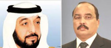 الرئيس الموريتاني والرئيس الأماراتي