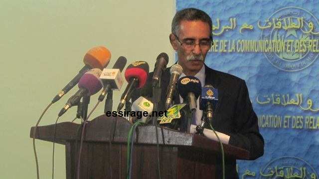 وزير الإتصال محمد يحي ولد حرمة