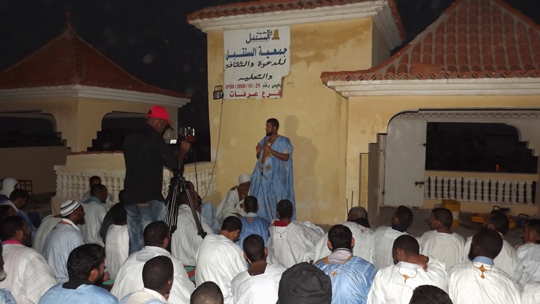 ولد محمد الشيخ خلال كلمته 