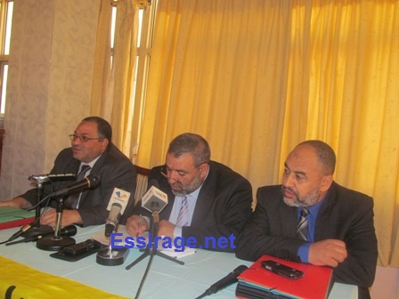 الوفد المصري الذي يزور موريتانيا حاليا