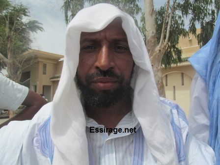 أحمدُ ولد الحبيب أحمد المتحدث باسم العائدين من وسط إفريقيا خلال تصريح للسراج اليوم"الخميس04-09-2014" 