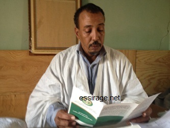 أمين المخطوطات في زاوية الشيخ سيد المختار الكنتي باب احمد ولد حم لمين