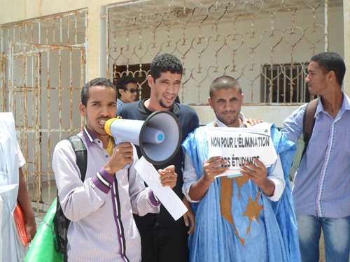 صلاح الدين ولد سيدي محمد يخاطب الطلاب