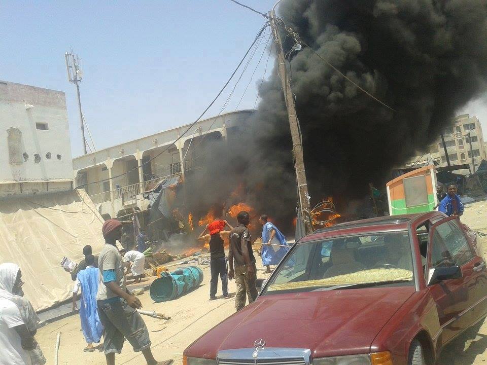 صورة من الحريق 