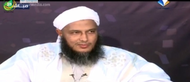 الشيخ الددو خلال البرنامج 