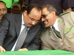 الجنرال محمد ولد مكت صحبة رئيس الجمهورية محمد ولد عبد العزيز
