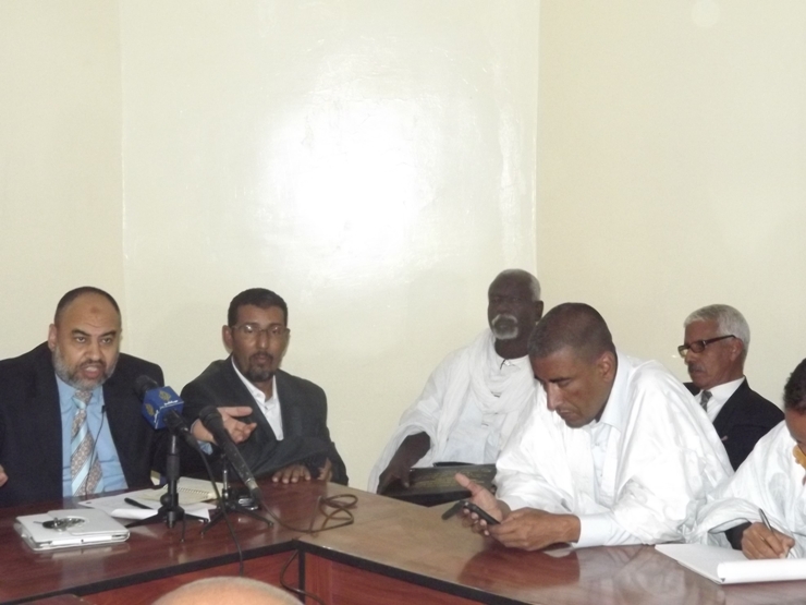 جانب من المؤتمر الصحفي 