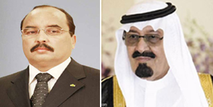 خادم الحرمين الشريفين وولد عبد العزيز