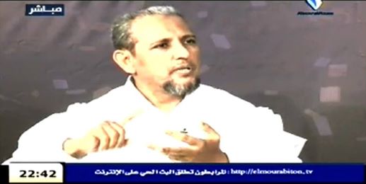 ولد سيدي أثناء المقابلة