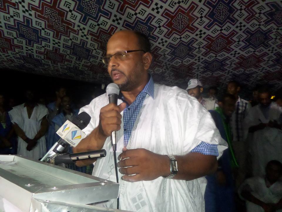 الرئيس محمد جميل منصور خلال كلمته في أمسية 