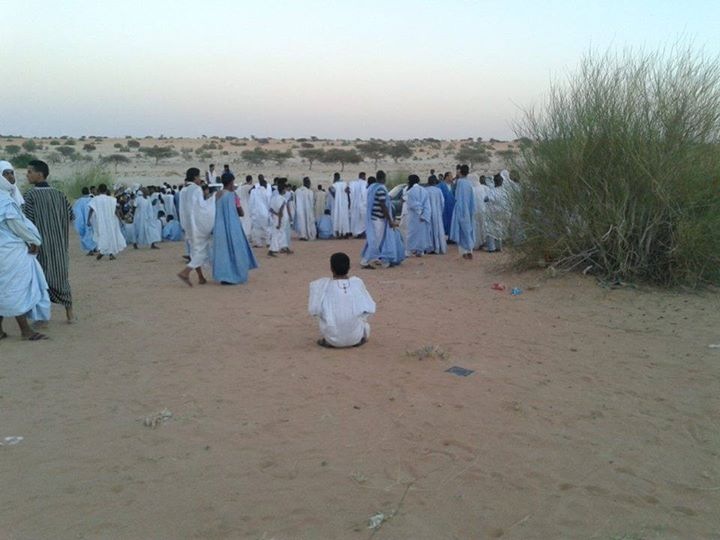 بعض مستقبلي الجماعة في قرية النباغية 