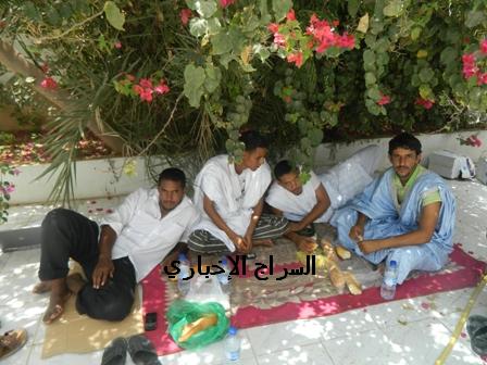 الطلاب المعتصمون داخل اللجنة الوطنية لحقوق الإنسان