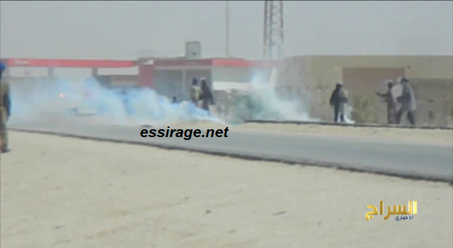 المواجهات وصلت إلى الطريق العام