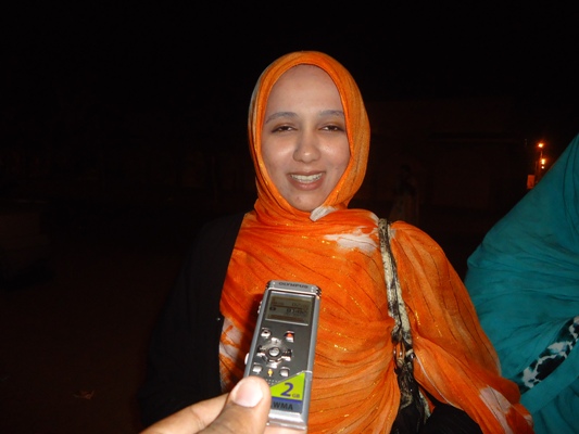 آمنة منت بهي في تصريح للسراج 