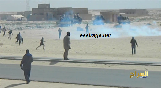 انسحاب الحرس وإطلاق آخر  قنابل مسيلات الدموع