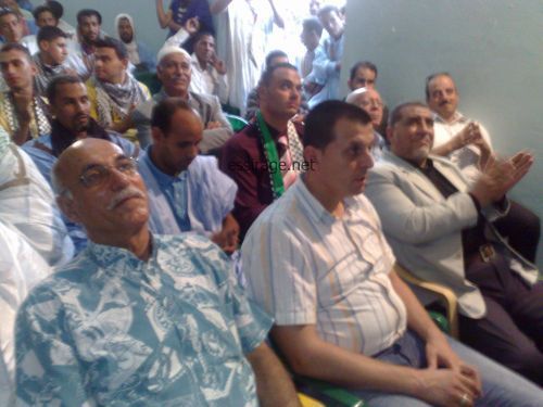 جانب من الحضور الفلسطيني في الحفل 