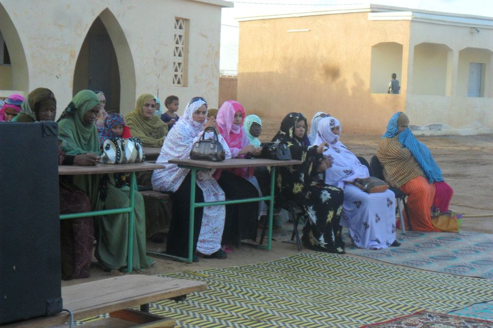 جانب من الحضور النسوي للحفل 