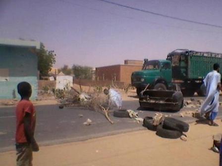 طريق الأمل بموريتانيا-مدينة كرو- لعصابة