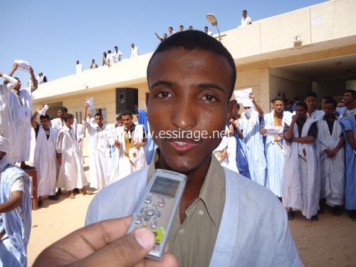 الداه ولد ان ولد الشيخ رئيس المبادرة الطلابية لدعم اللامركزية 
