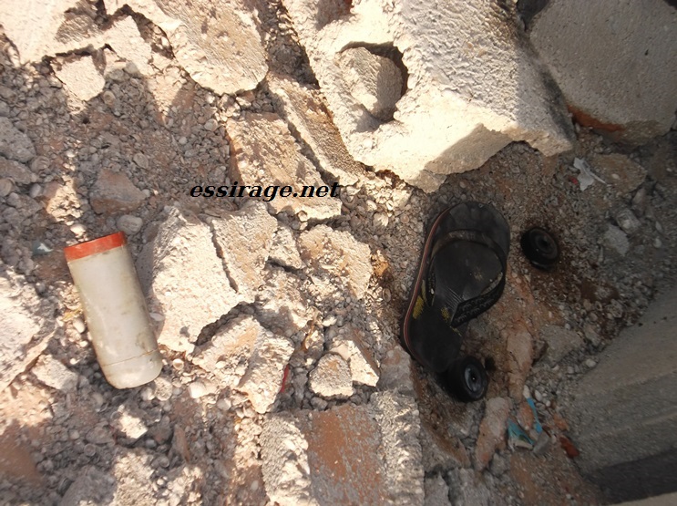 مسيلات الدموع كانت حاضرة في المكان بقوة 