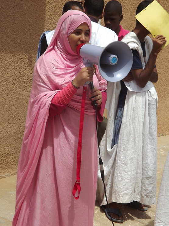 مسؤولة النساء في المبادرة الطلابية 