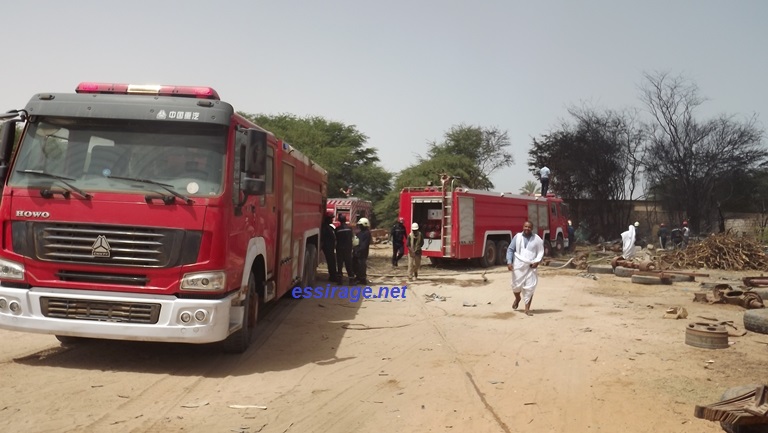 سيارات الحماية المدنية حضرت بكثرة 