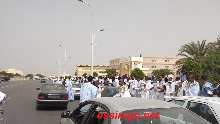 حضور كبير لتظاهرة اليوم 