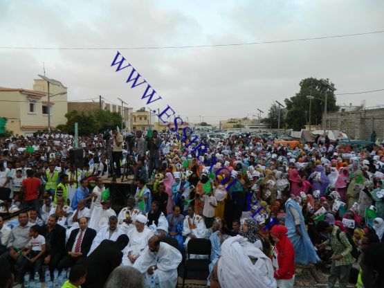 منظر من المهرجان مساء اليوم 