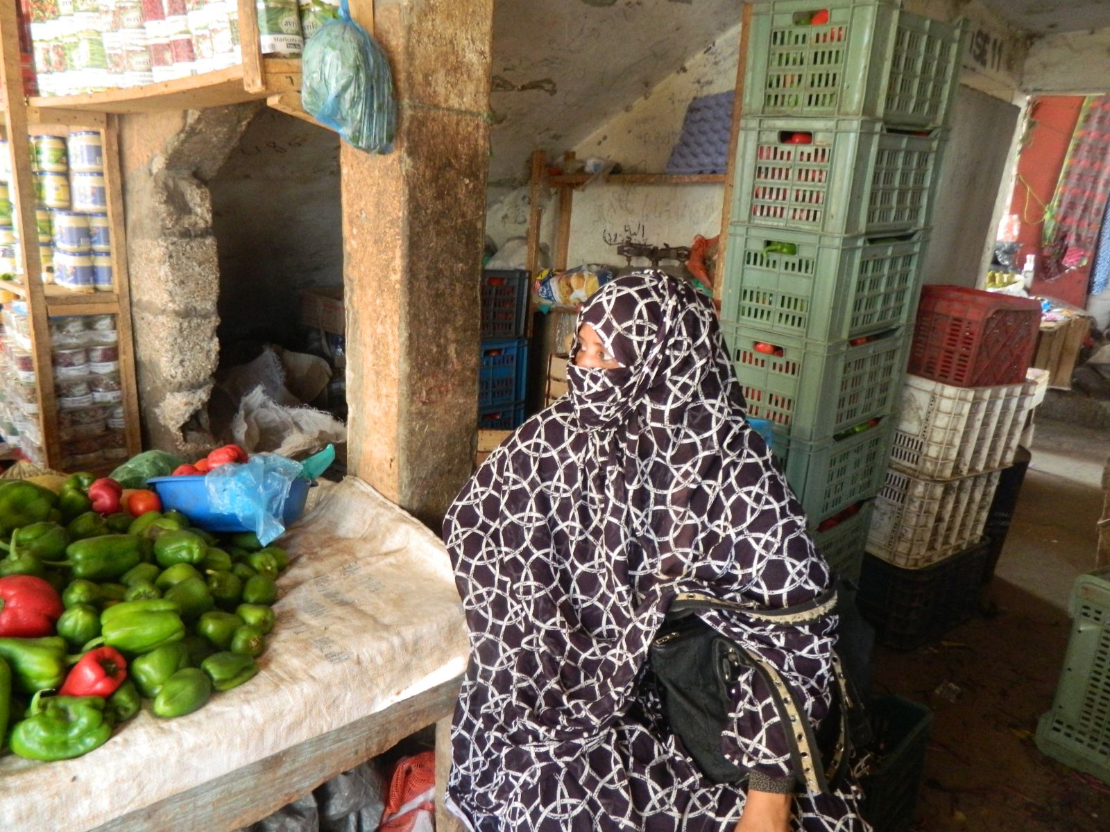 مواطنة تشكو غلاء الأسعار