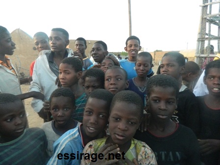 وحتى الأطفال عبروا عن واقع مدينتهم بتجمعهم هذا