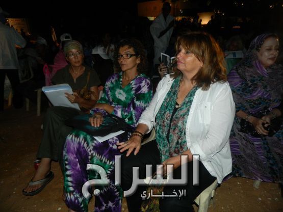 بعض الضيوف خلال المهرجان 