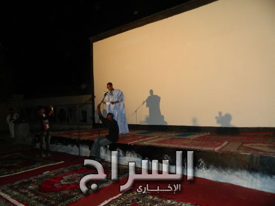 مدير الأسبوع محمد ولد إدومو خلال كلمته 