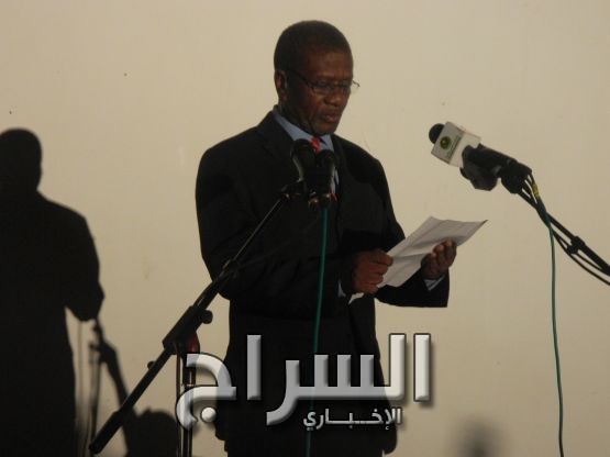 ممثل المجموعة الحضرية خلال كلمته 