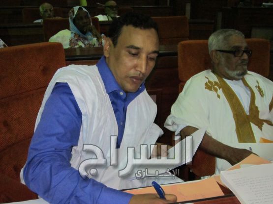بدر الدين ويعقوب خلال جلسة اليوم 