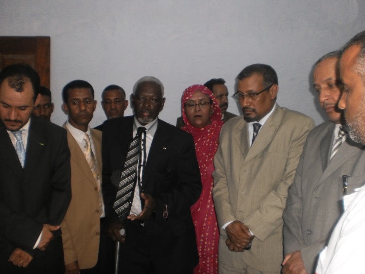 الأمين العام خلال تدشينه المختبر 