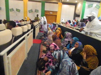 حضور كبير للمرأة خلال الحفل 