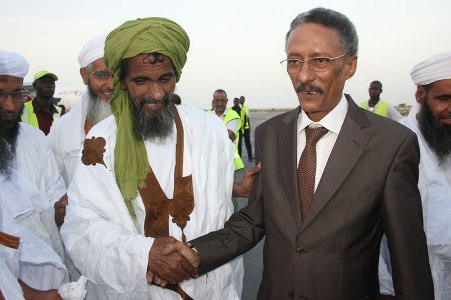 وزير الخارجية لدى استقباله لولد سيد احمد