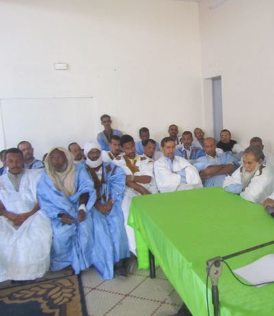 جانب من السياسيين والأطر في المدينة