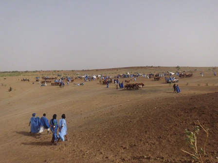 موقع السوق السبوعي على اطراف بوصطيله(السراج)