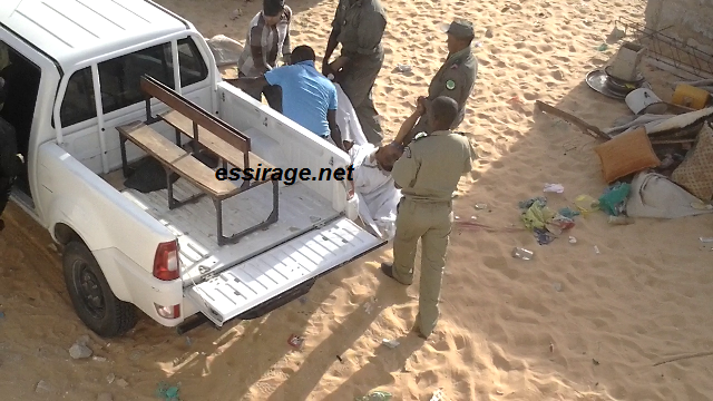 في الأخير استطاعوا السيطرة على العجوز حيث تم اعتقاله