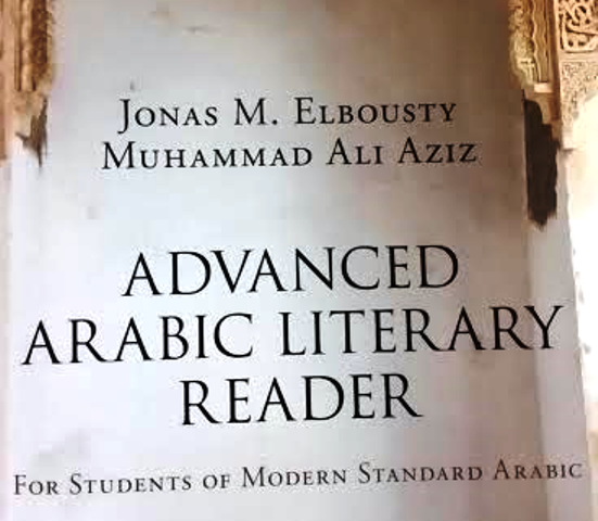 جزء من غلاف الكتاب الهادف إلى تعريف القارئ الأمريكي والأوروبي بالأدباء العرب في العصر الحديث (السراج)